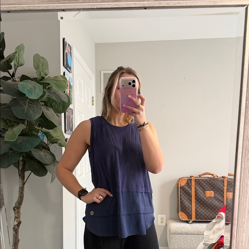 MICHAEL Michael Kors Navy Tank Top